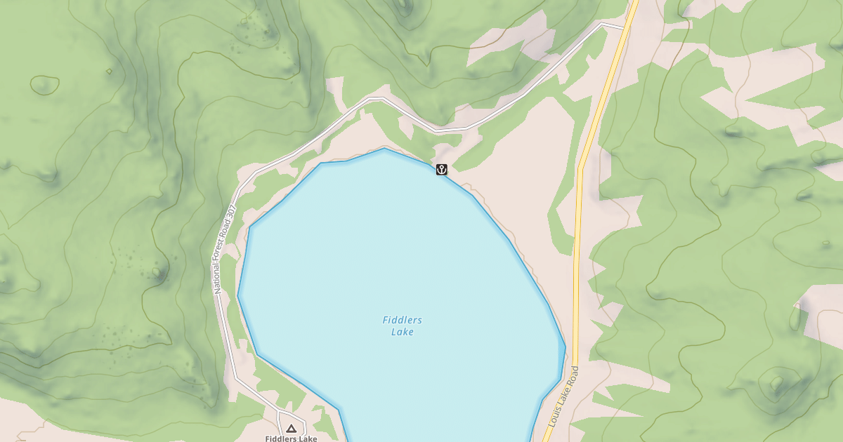 Map preview of FIDDLERS LAKE CAMPGROUD