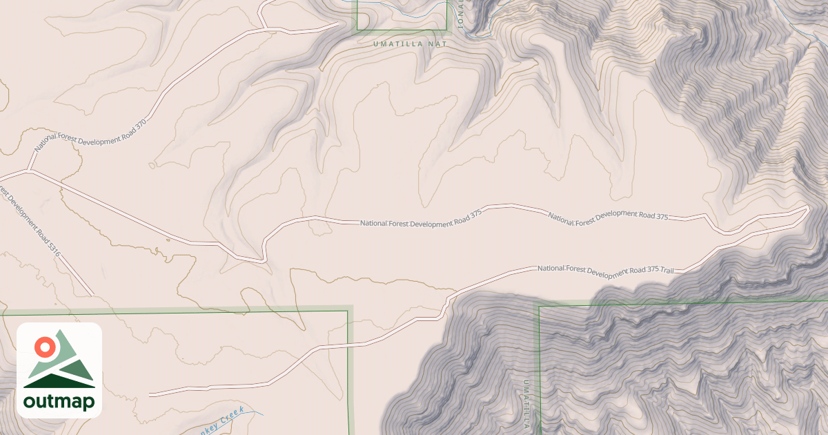 Map of USFS Motor Vehicle Use Map Roads {03FD3035-A09E-4023-864A-ED46479C45B2}