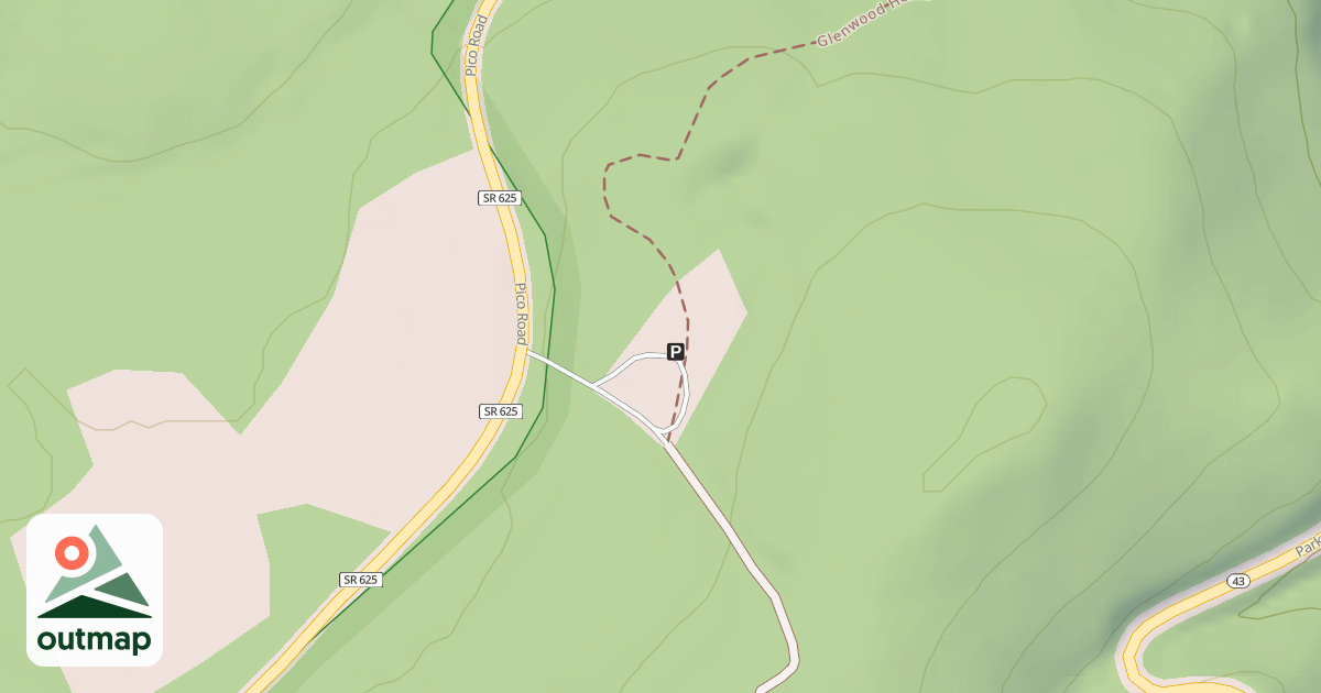 Map of BUCHANAN TRAIL HEAD