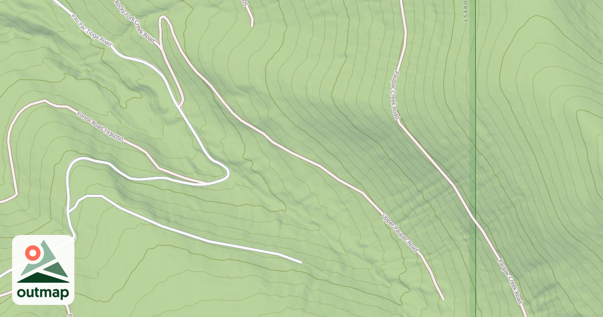 Map of UPPER PAUPAC