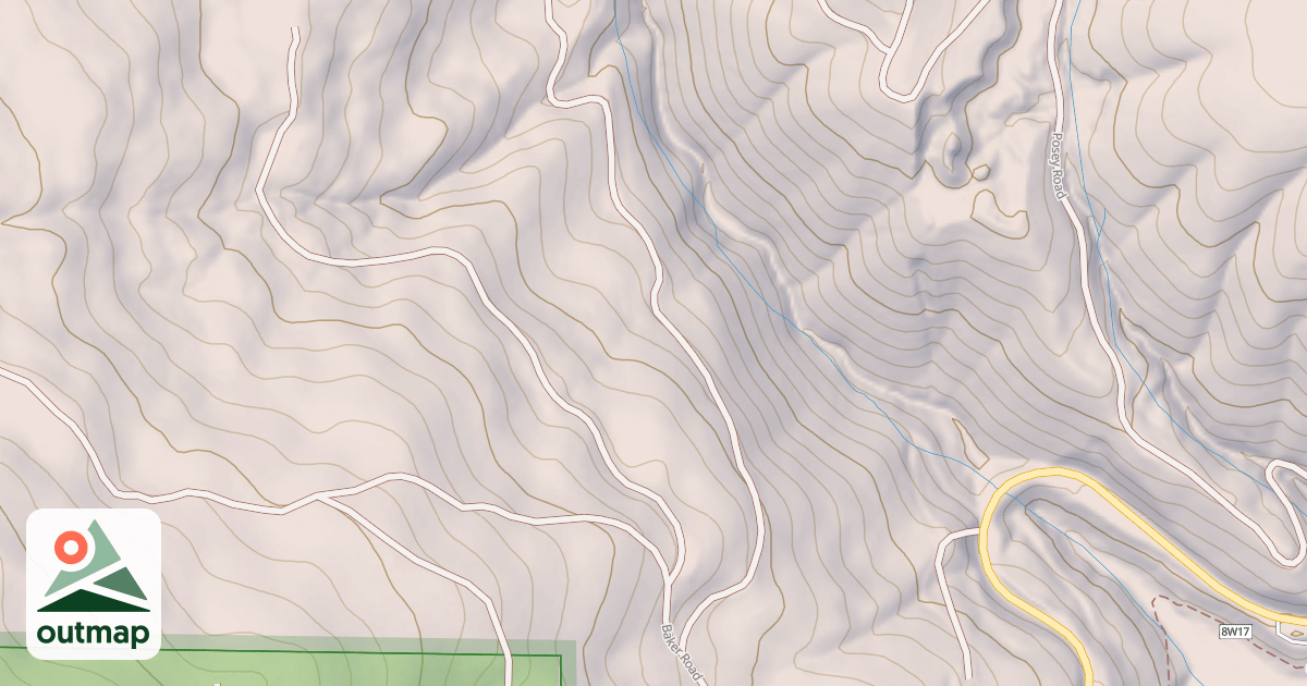 Map of BAKER