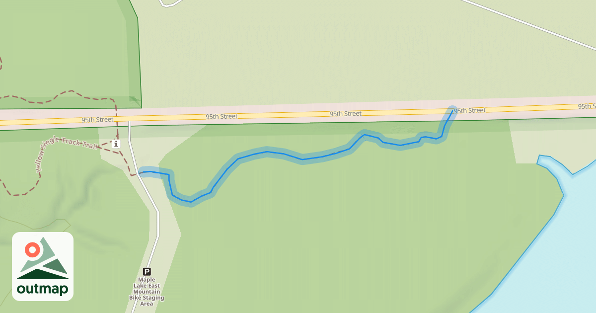 Map of Yellow Single Track Trail