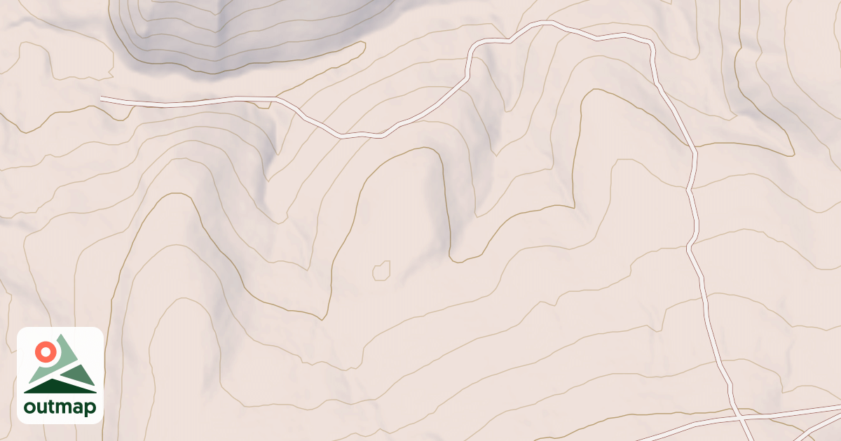 Map of HAMS FORK RIDGE SPUR D