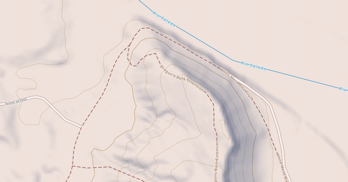 Map preview of Hike-A-Bike