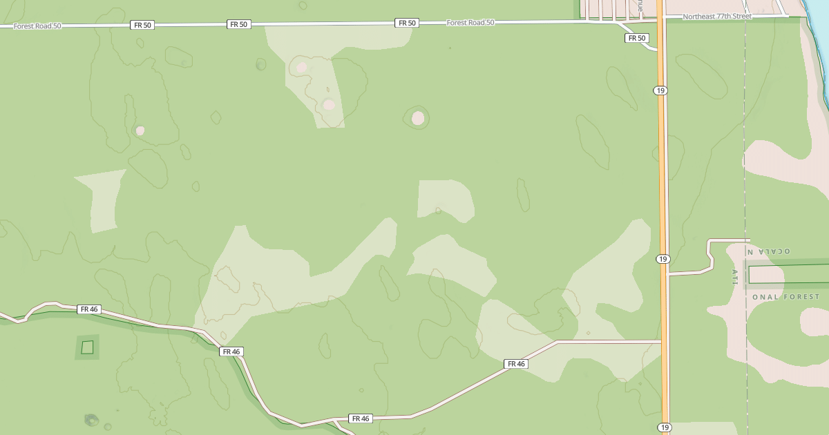 Map preview of USFS Motor Vehicle Use Map Roads {8BA440C4-B0EB-49EF-B003-CD09CB15A0B0}