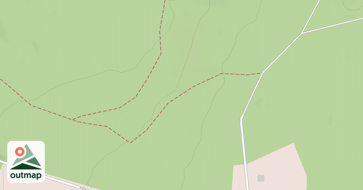 Map of Friends Loop Trail (Orange)