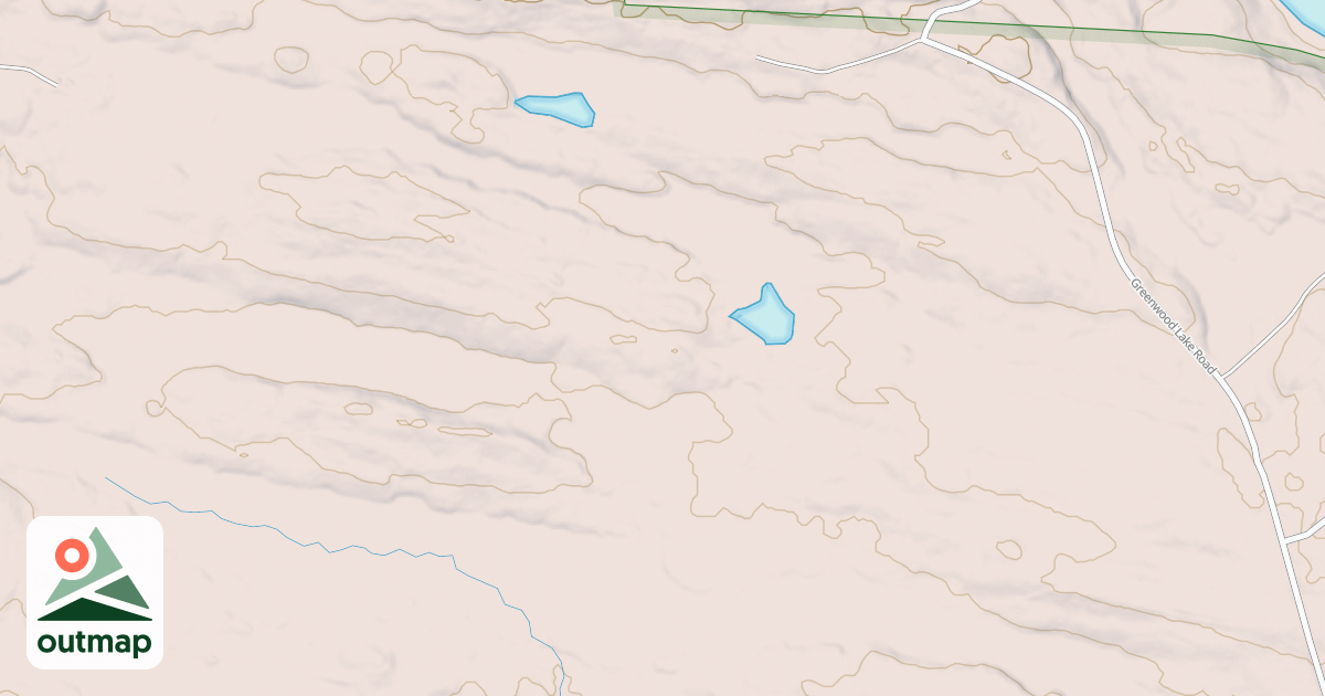 Map of GREENWOOD LAKE SPUR M
