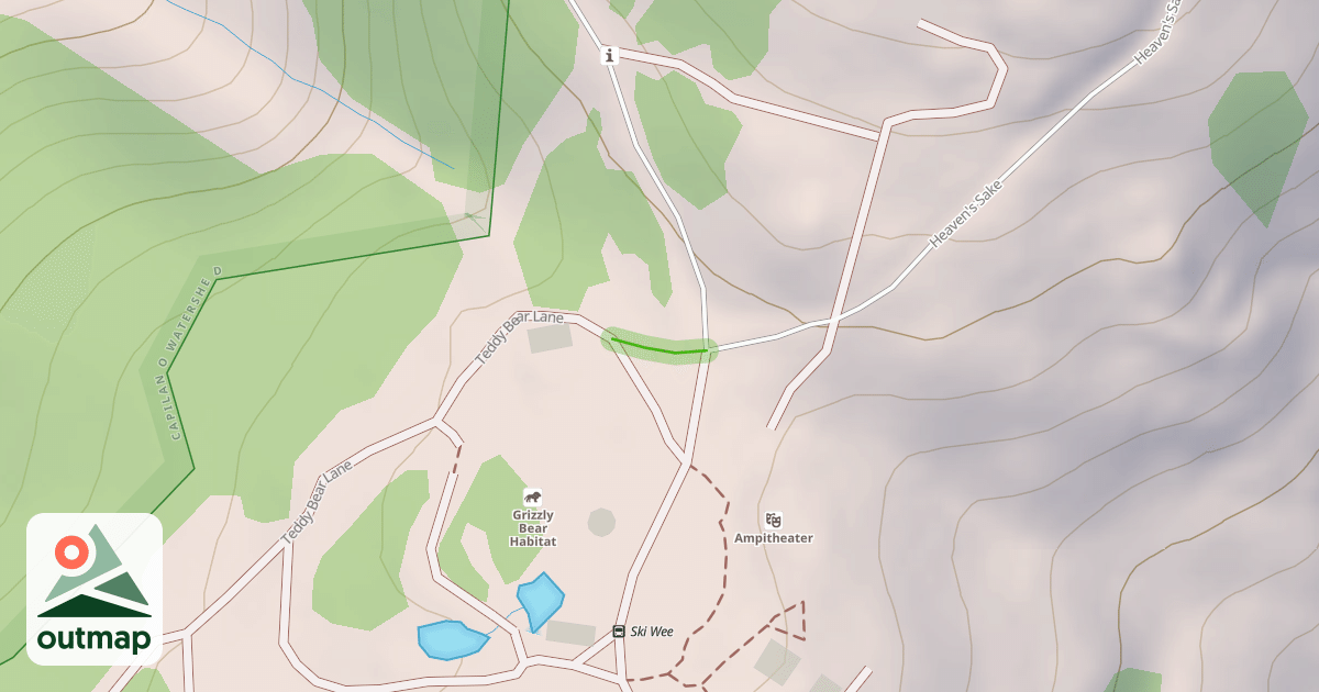 Map of Teddy Bear Lane
