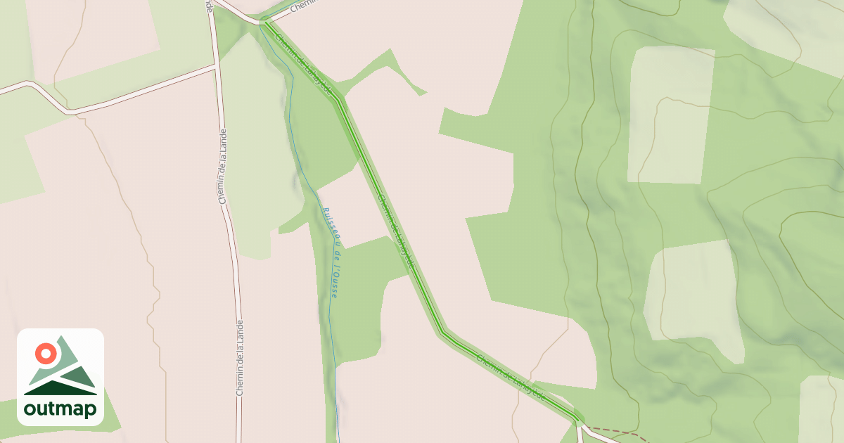 Map of Chemin de Lahayède