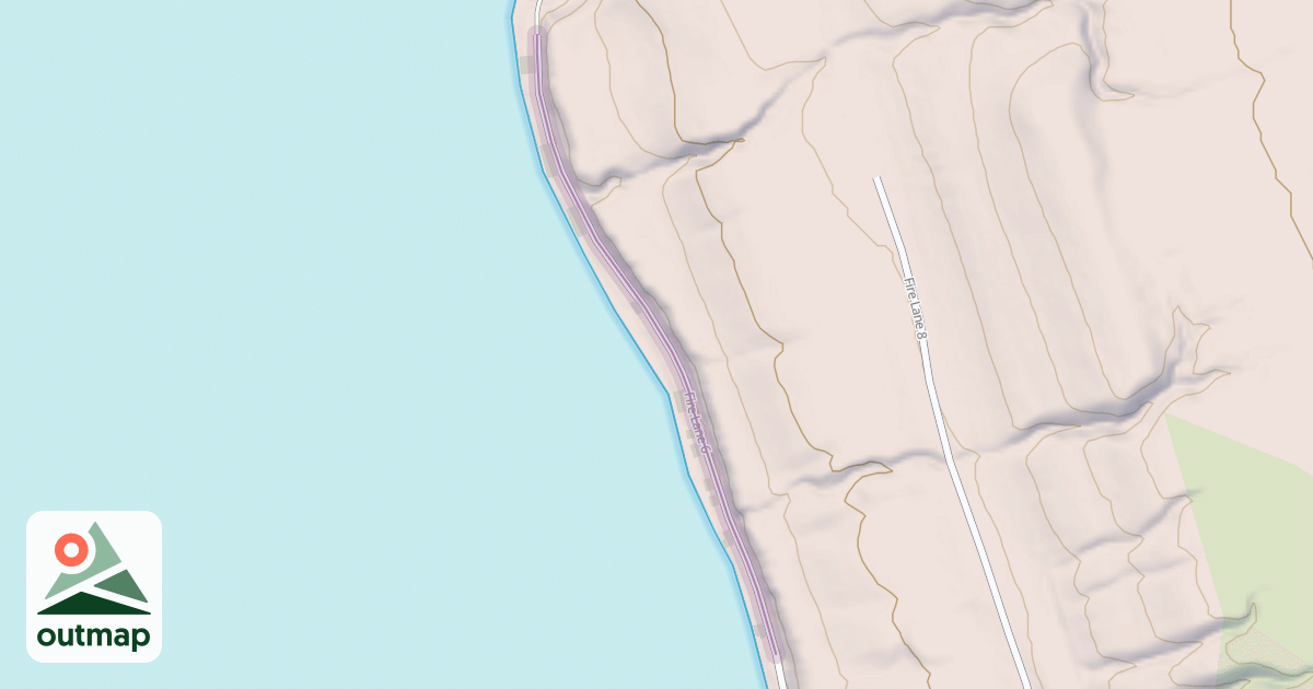 Map of Fire Lane 6