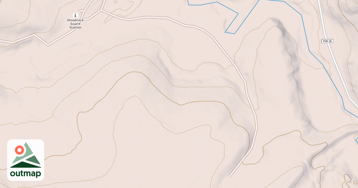 Map of WOODROCK PASSAGE