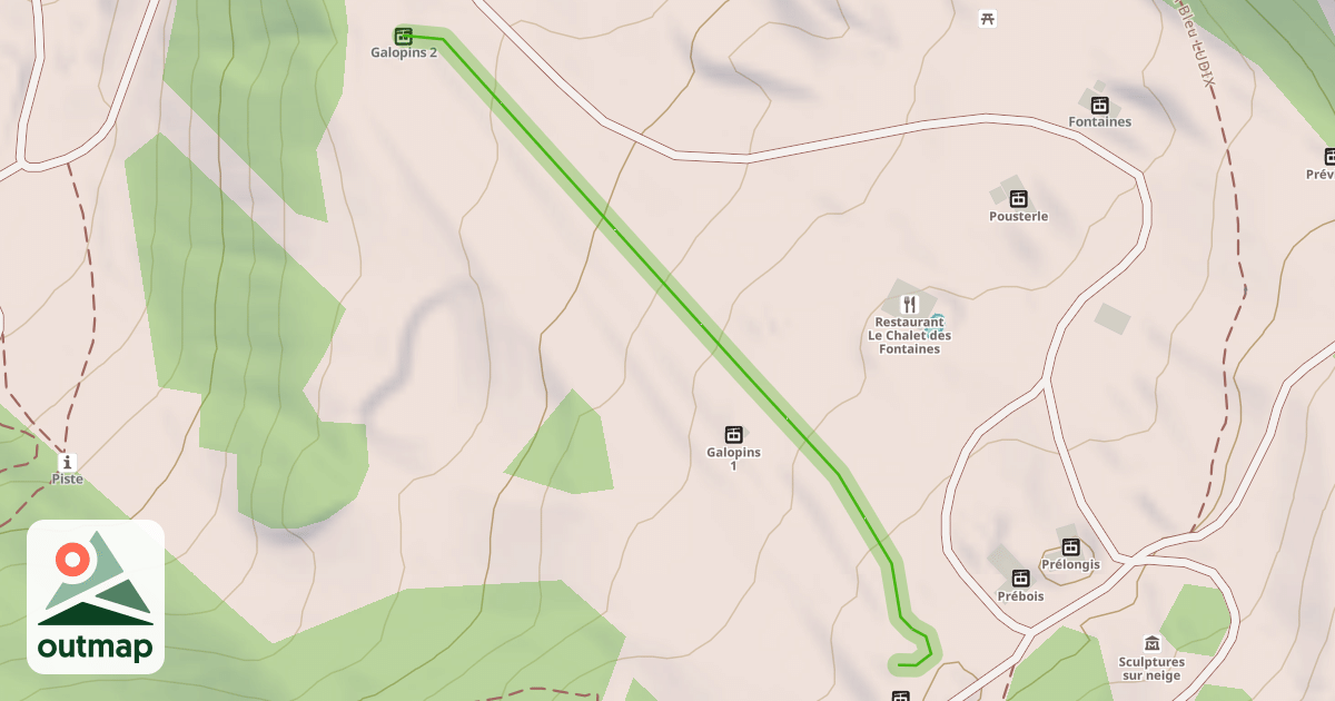 Map of Galopins