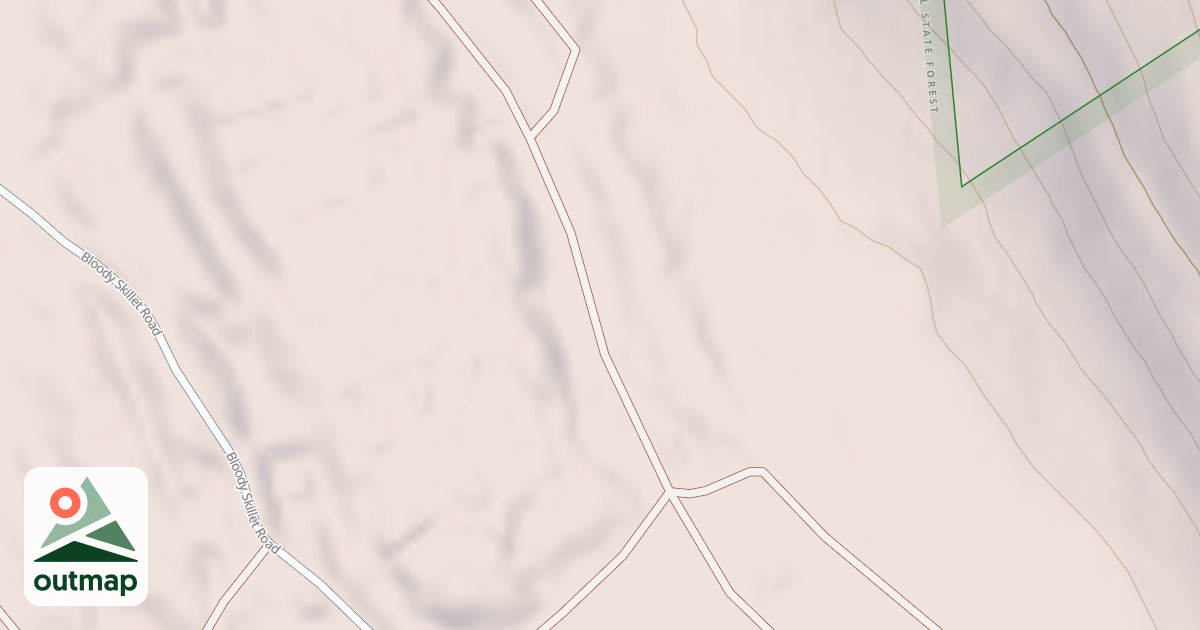 Map of Bloody Skillet ATV Trail