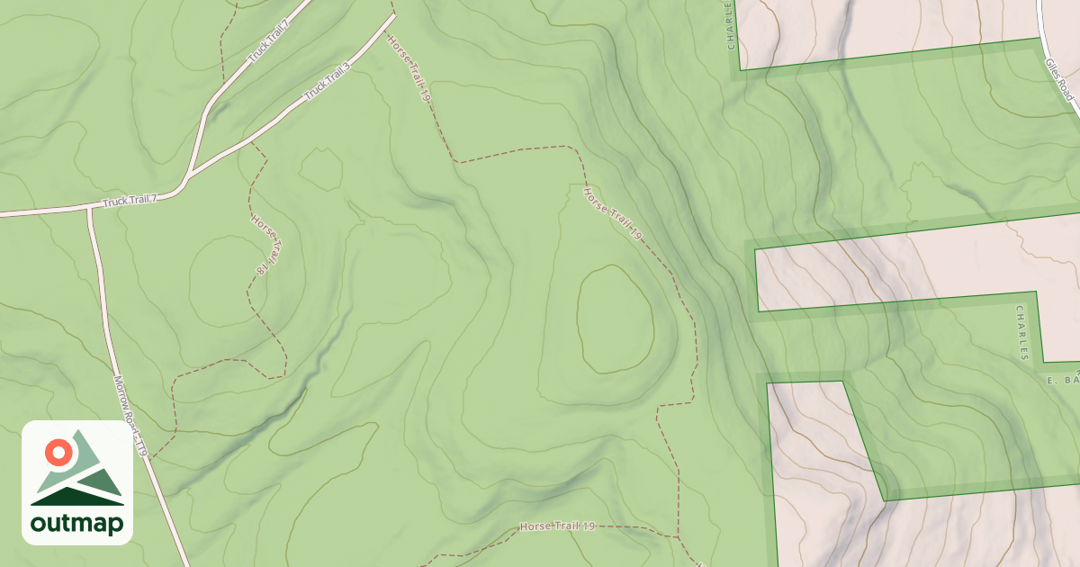 Map of Horse Trail 19