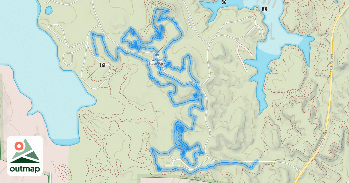 Map of Golden Belt Loop