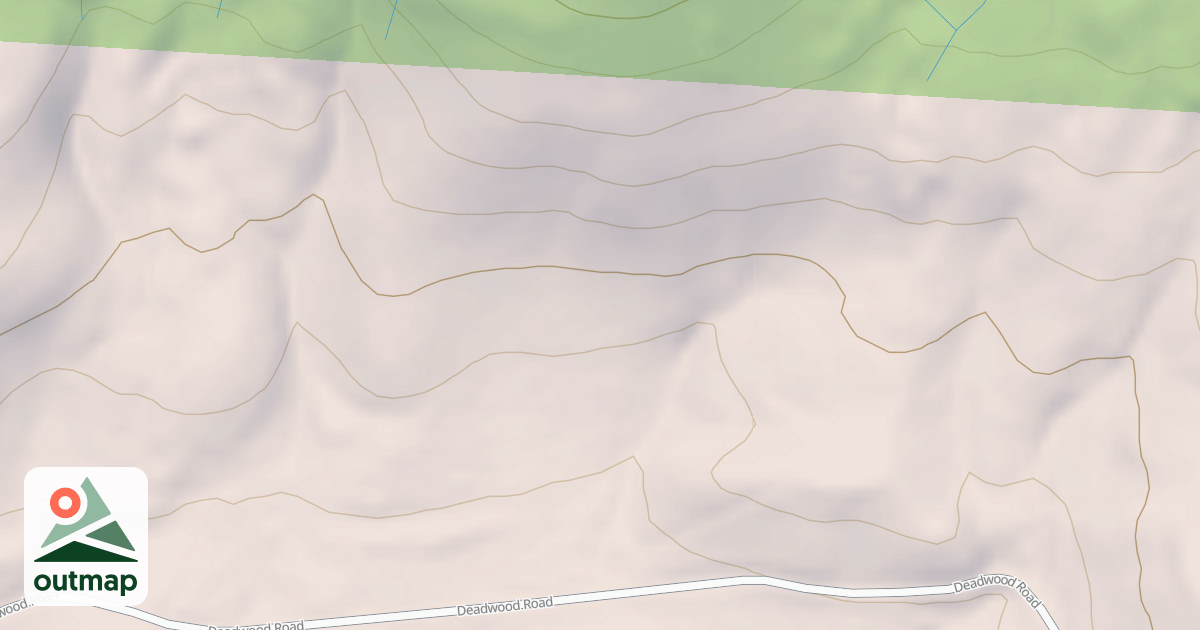 Map of DEADWOOD SPUR