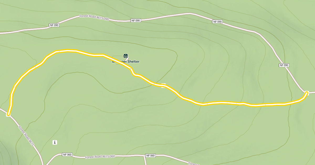Map preview of Forest Road 4615-070