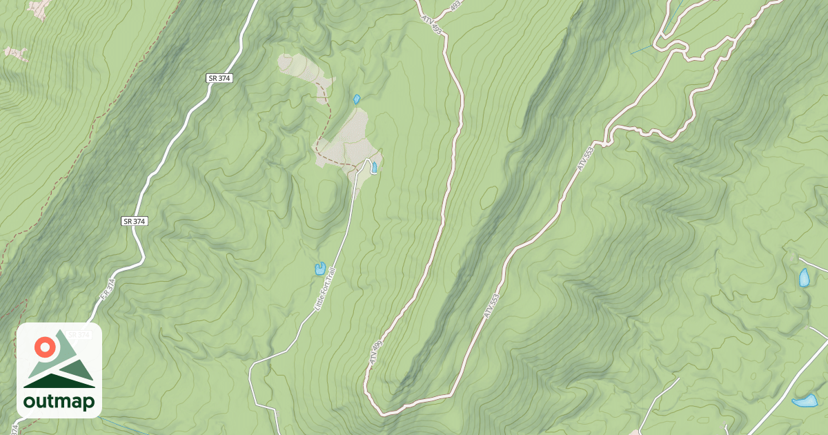 Map of BOWMAN