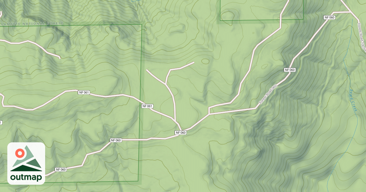 Map of BEARD SADDLE
