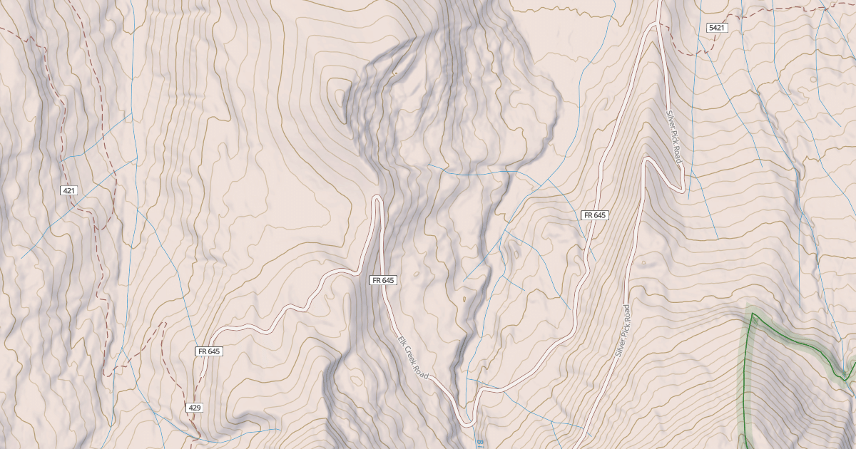 Map preview of ELK CREEK