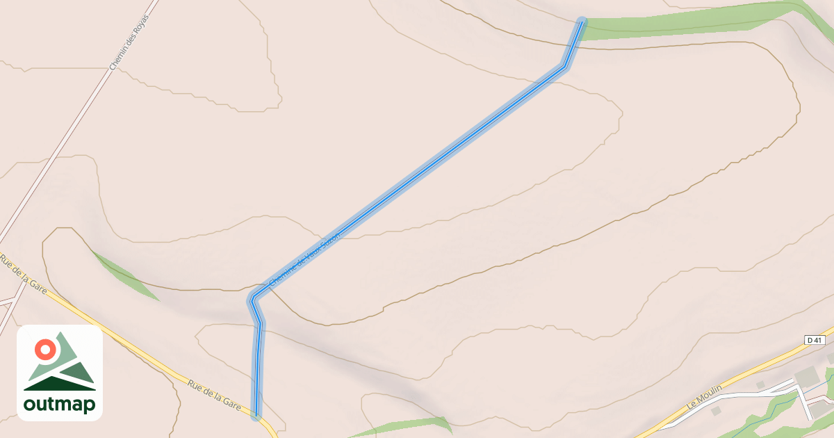 Map of Chemine de Vaux Suzon