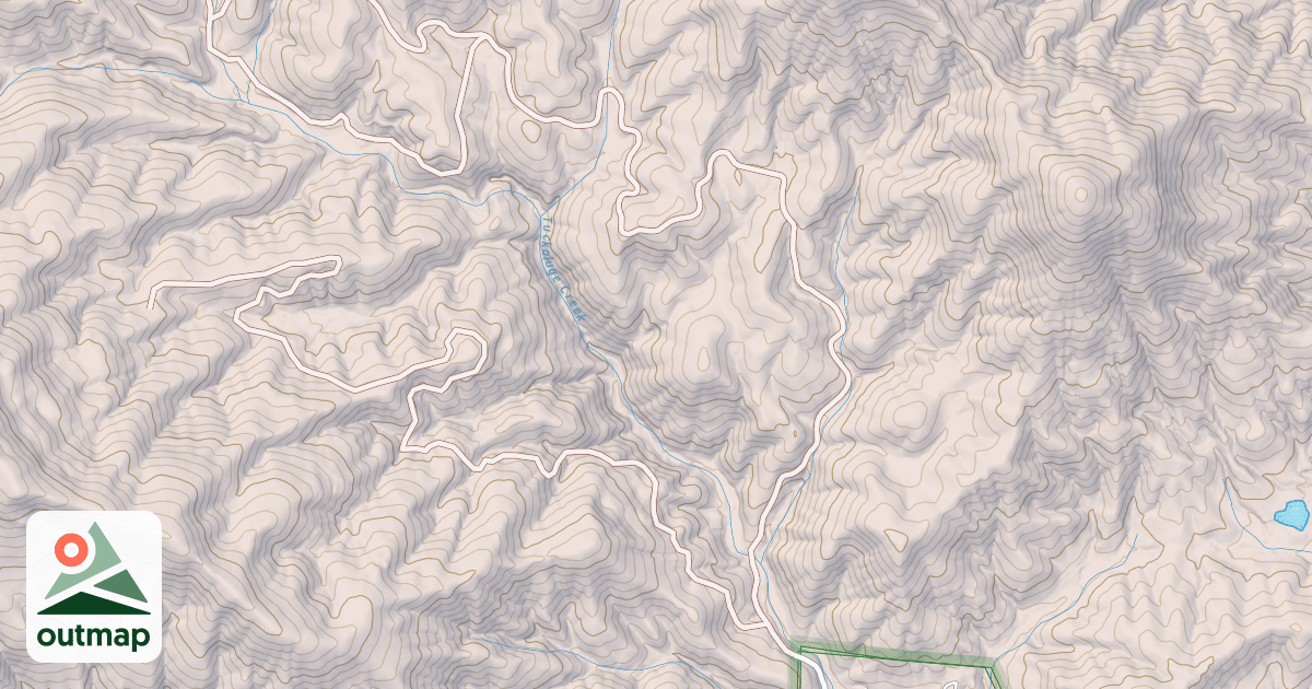 Map of TUCKALUGE CREEK