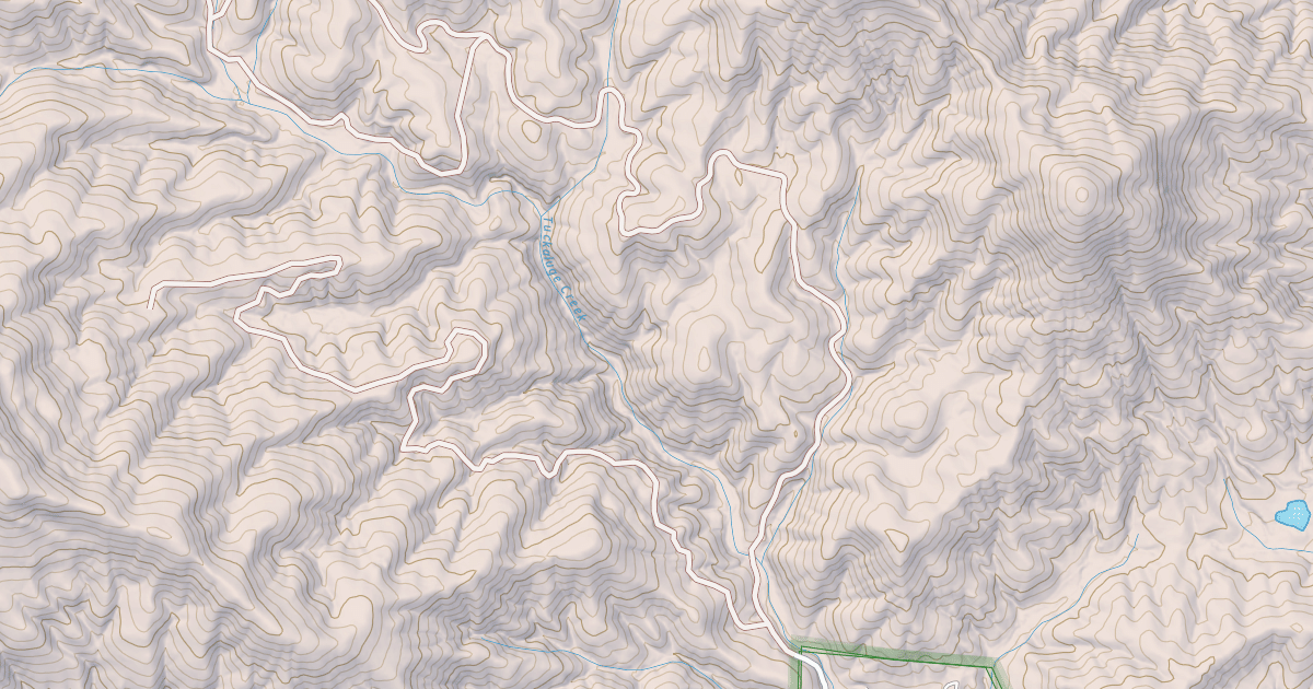 Map preview of TUCKALUGE CREEK