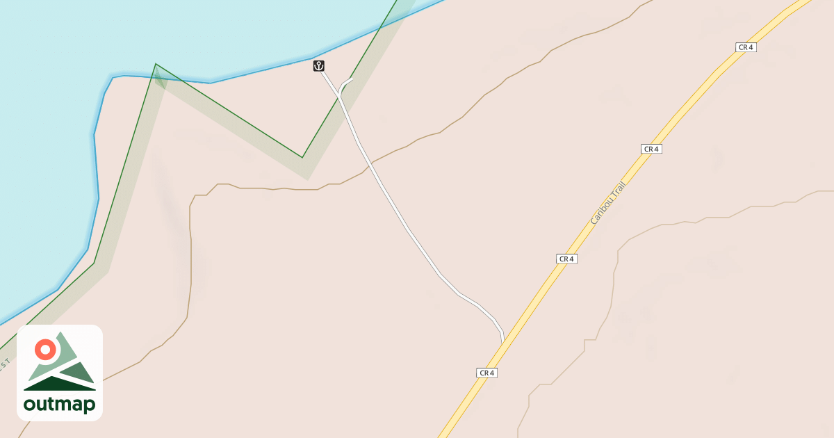 Map of HOLLY LAKE BOAT LANDING