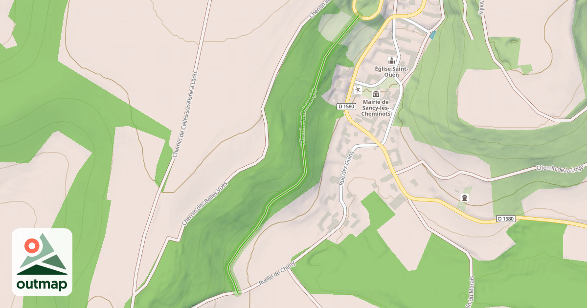 Map of Chemin du Bois Boujot