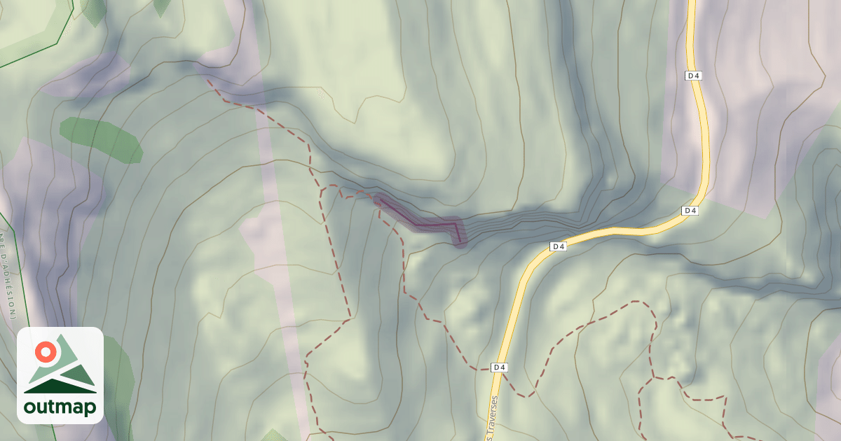 Map of Les vignettes - Jonathan