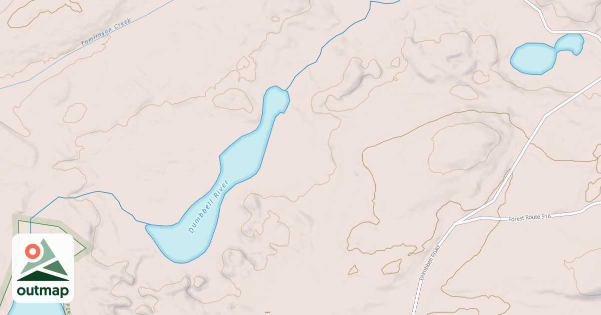 Map of DUMBBELL RIVER SPUR C