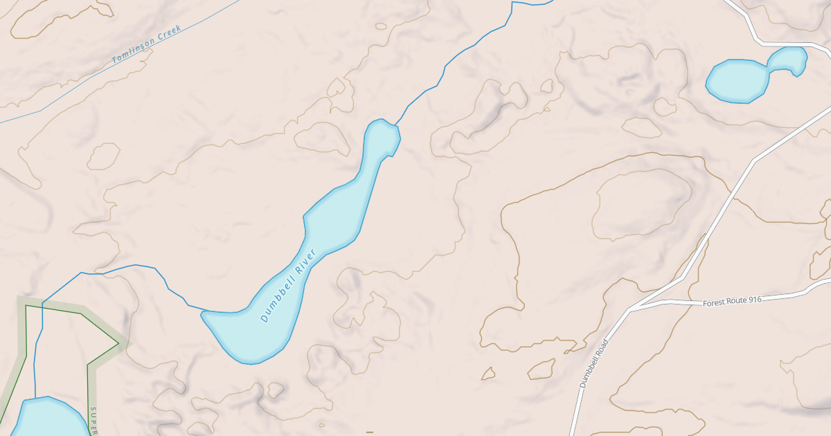 Map preview of DUMBBELL RIVER SPUR C
