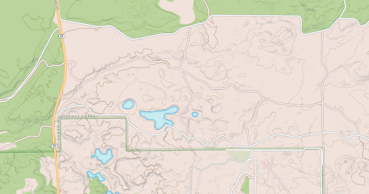 Map preview of Alcona Atv Trail