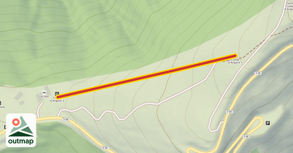 Map of Camp d'Argent 1