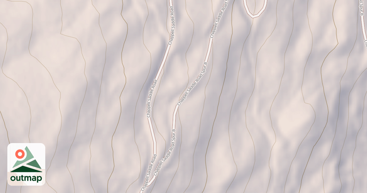 Map of CHAPPELL SADDLE