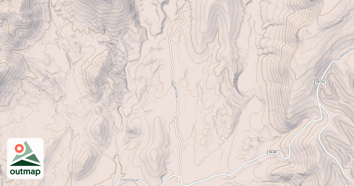 Map of ALAMITO TANK