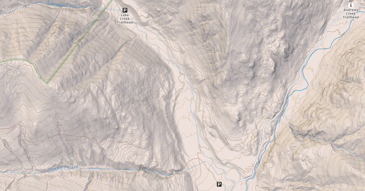 Map preview of LAKE CREEK