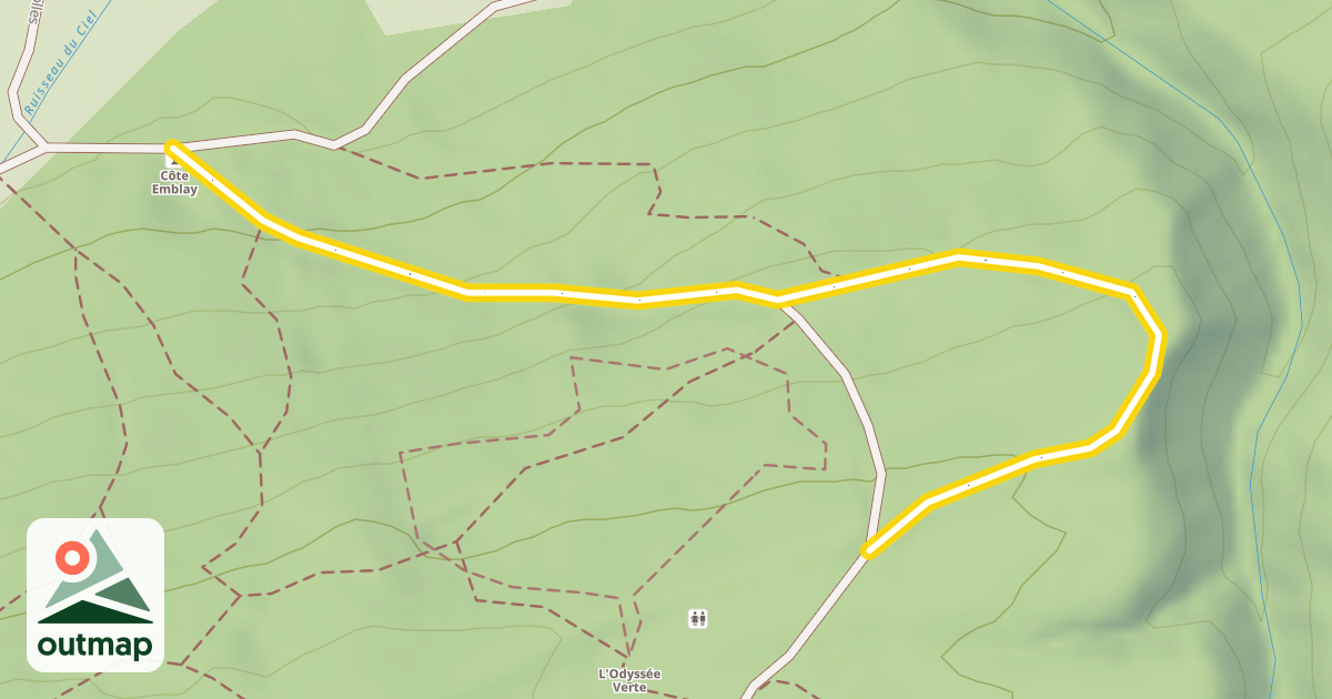 Map of Chemin de la Ville aux Fayolles