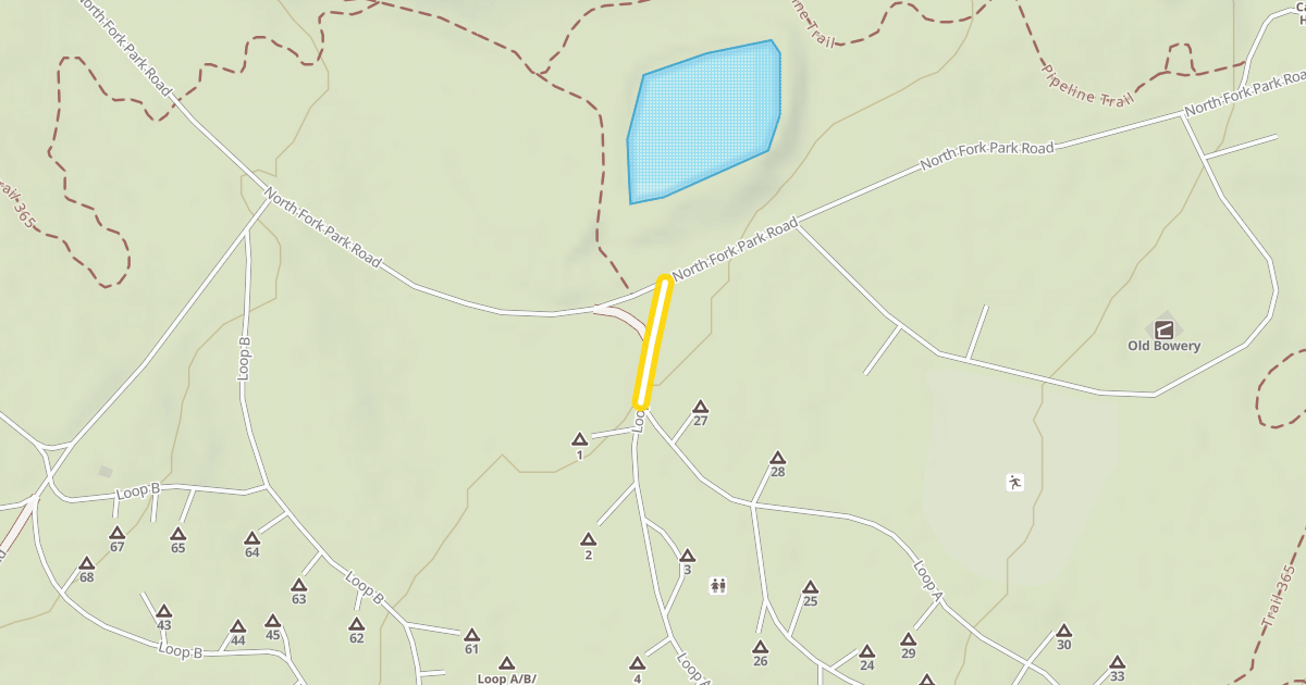 Map preview of Loop A