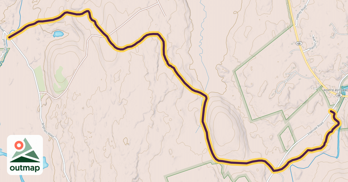 Map of Midstate Trail