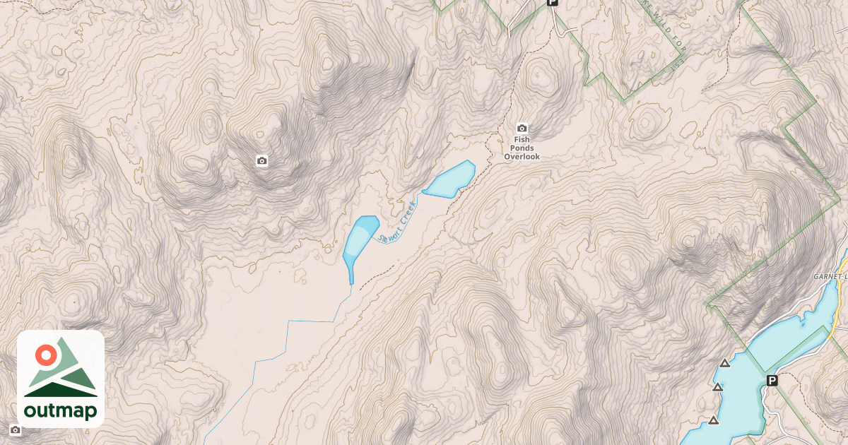 Map of Bartman Trail