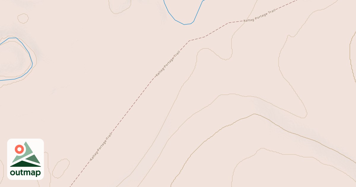 Map of Iditarod National Historic Trail