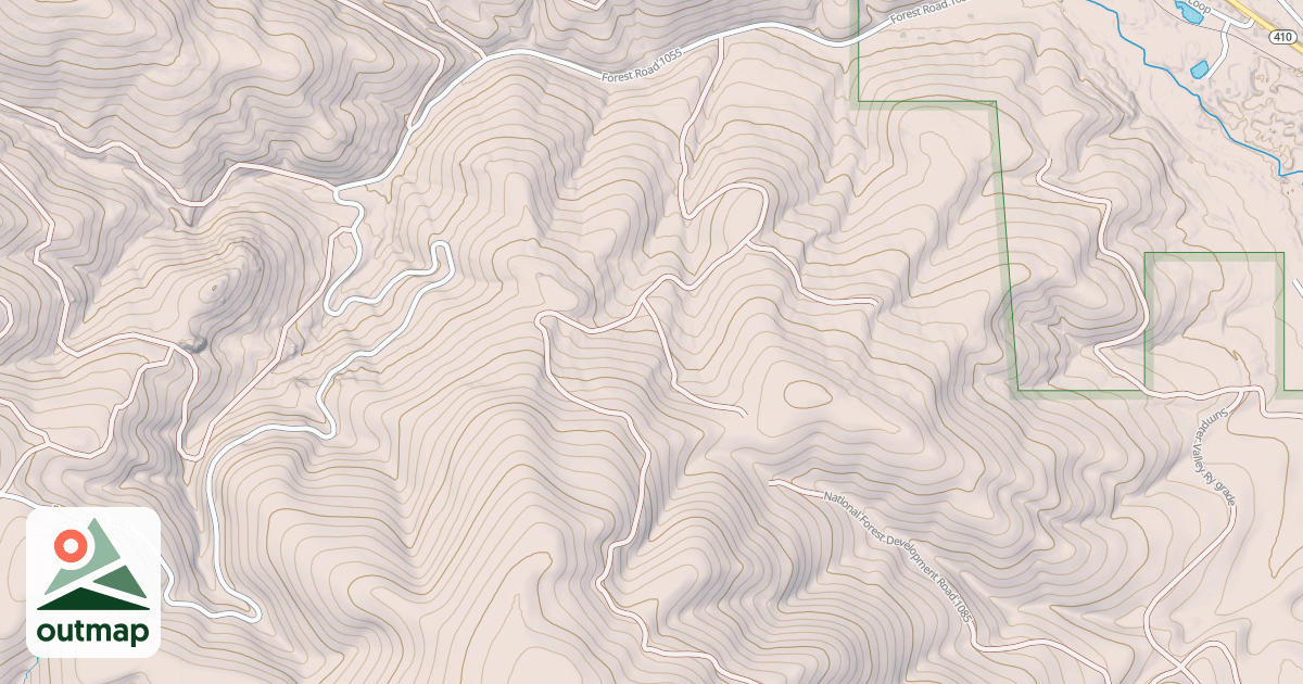 Map of USFS National Forest System Roads {692CE979-15C5-42C2-9D87-347D8FCABB5A}