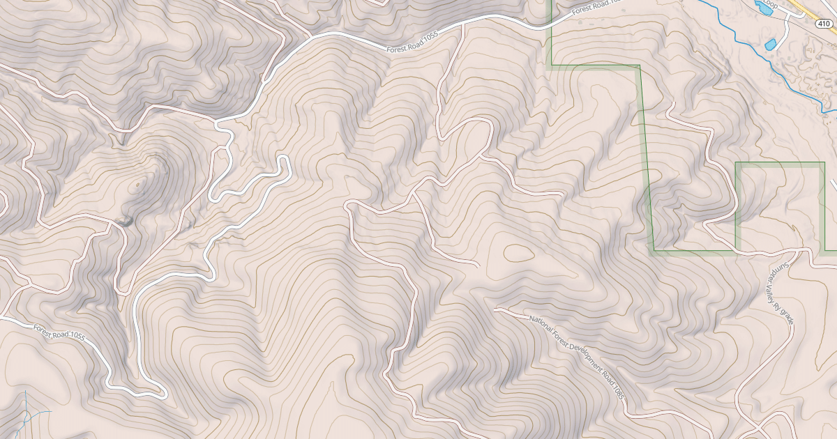 Map preview of USFS National Forest System Roads {692CE979-15C5-42C2-9D87-347D8FCABB5A}