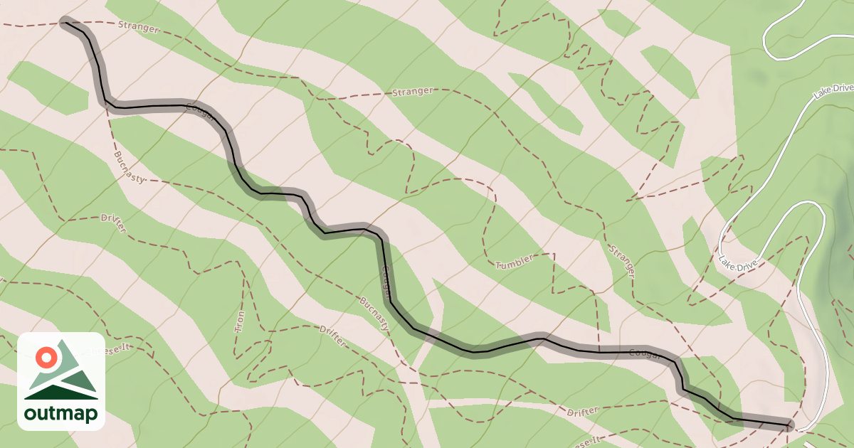 Map of Cougar