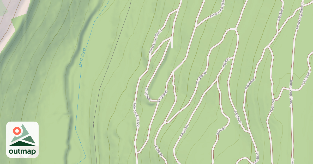 Map of Rock Run ATV Trails