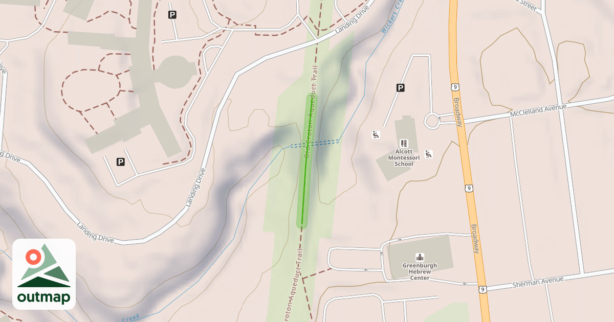 Map of Old Croton Aqueduct Trail