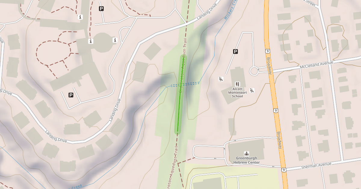 Map preview of Old Croton Aqueduct Trail