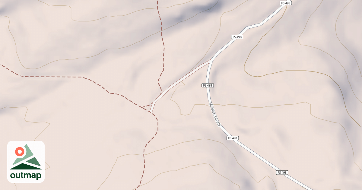 Map of ESTES LAKE