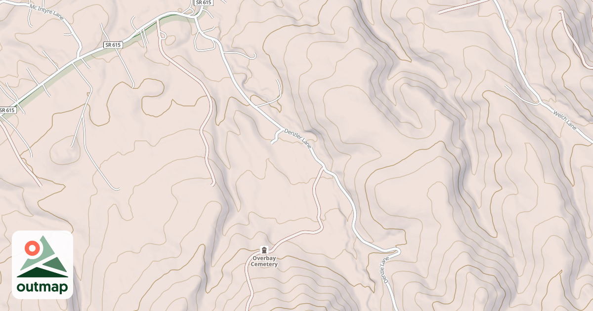 Map of OVERBAY